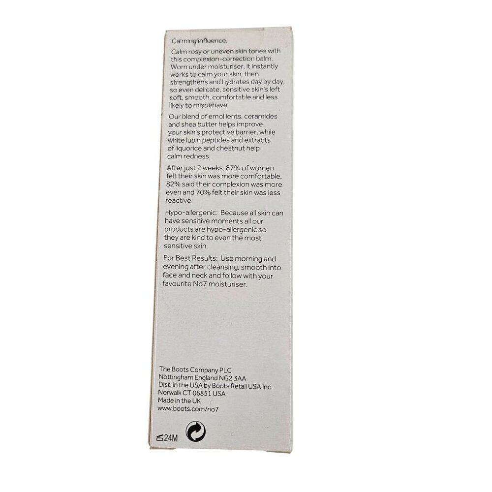 No7 Calm Skin Redness Relief Balm With Ceramides Liquorice 30ml HypoAllergenic - Picture 11 of 12